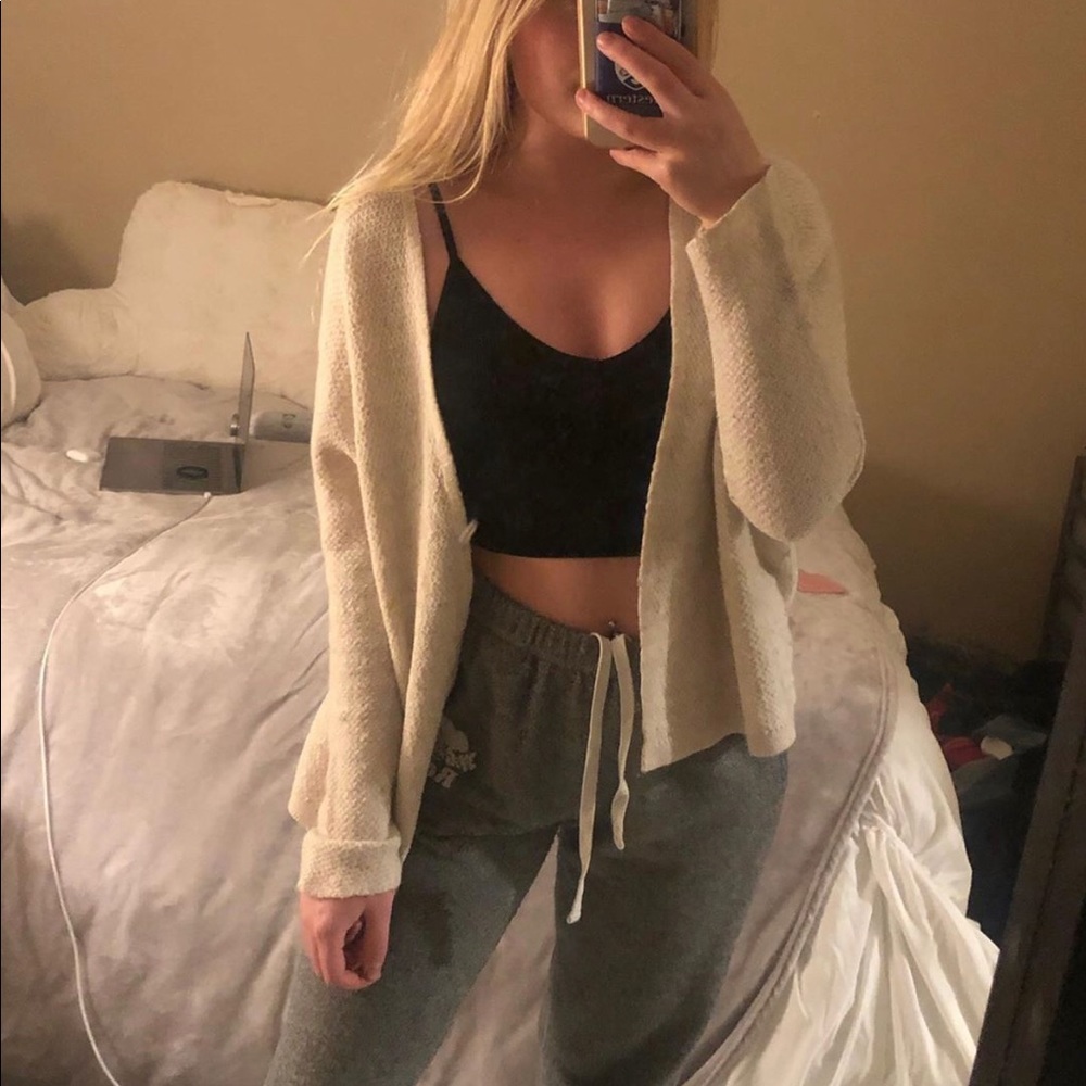 Brandy Melville cream cardigan